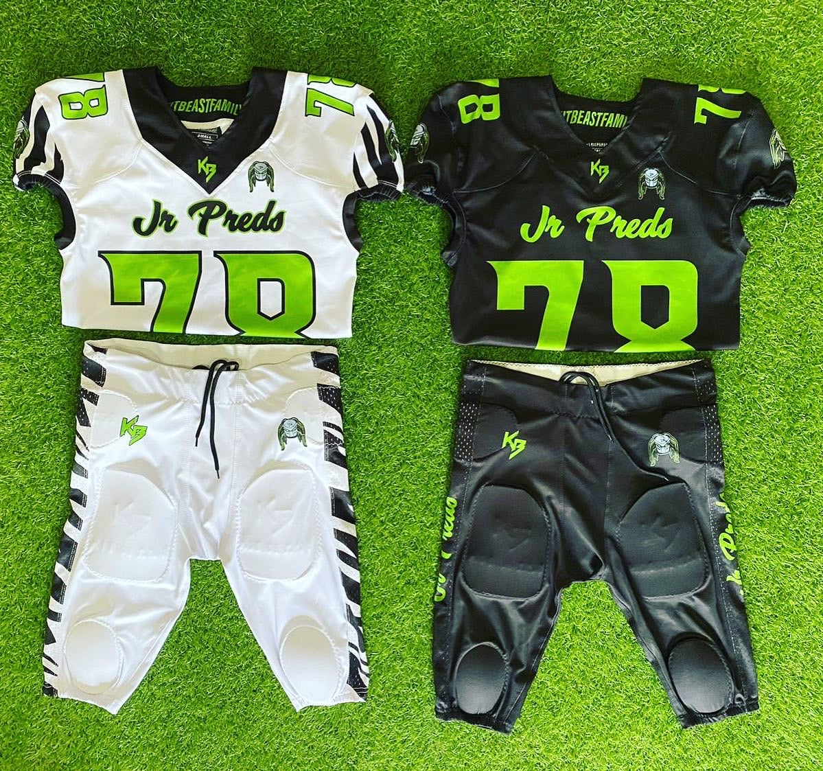 Tigers Tackle Football Uniforms – KitBeast Sports Apparel