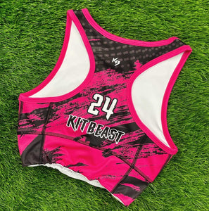 Womens Sublimated Sports Bra