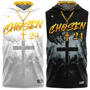 Chosen Reversible Hooded Compression 7v7 Custom Flag Football Jerseys