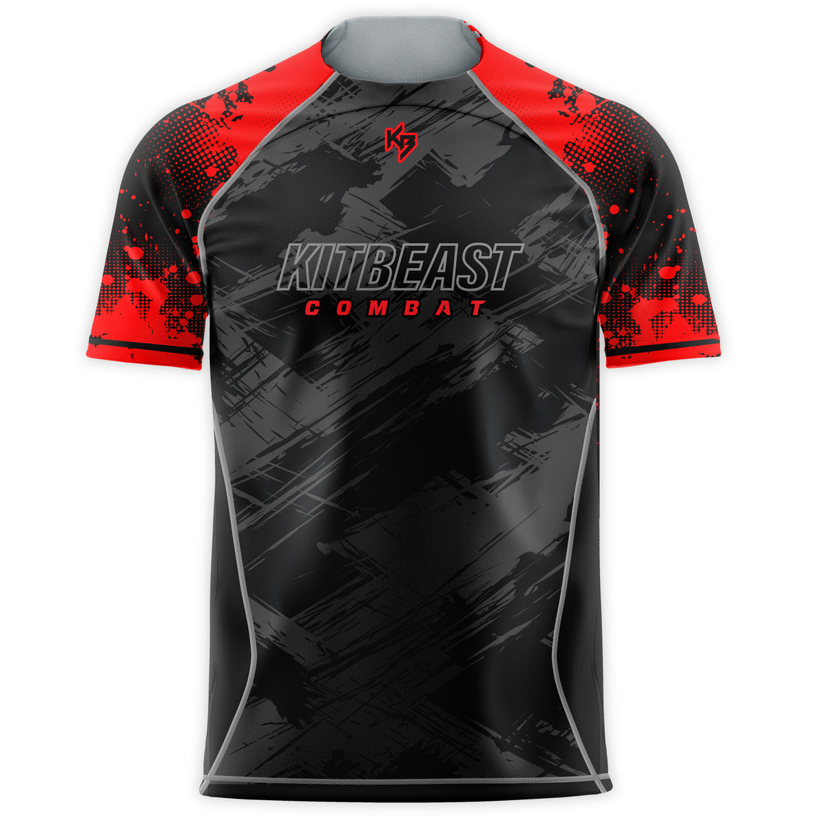 Mens Sublimated Compression Combat Jersey – KitBeast Sports Apparel