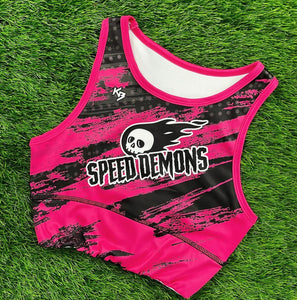 Womens Sublimated Sports Bra