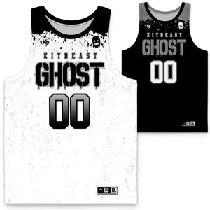 Ghost Custom Basketball Jerseys (Home + Away)