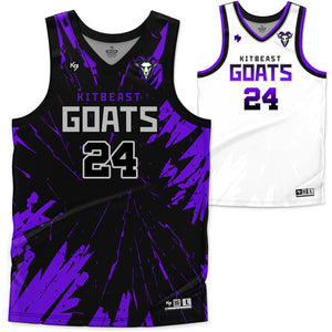 Goats Reversible Custom Basketball Jersey