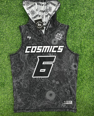 Mens Sublimated Compression Hooded Jersey