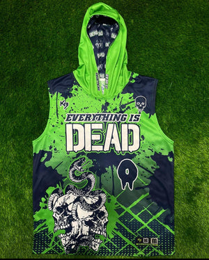 Raptors Hooded Compression 7v7 Custom Flag Football Jerseys