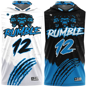 Rumble Reversible Hooded Compression 7v7 Custom Flag Football Jerseys