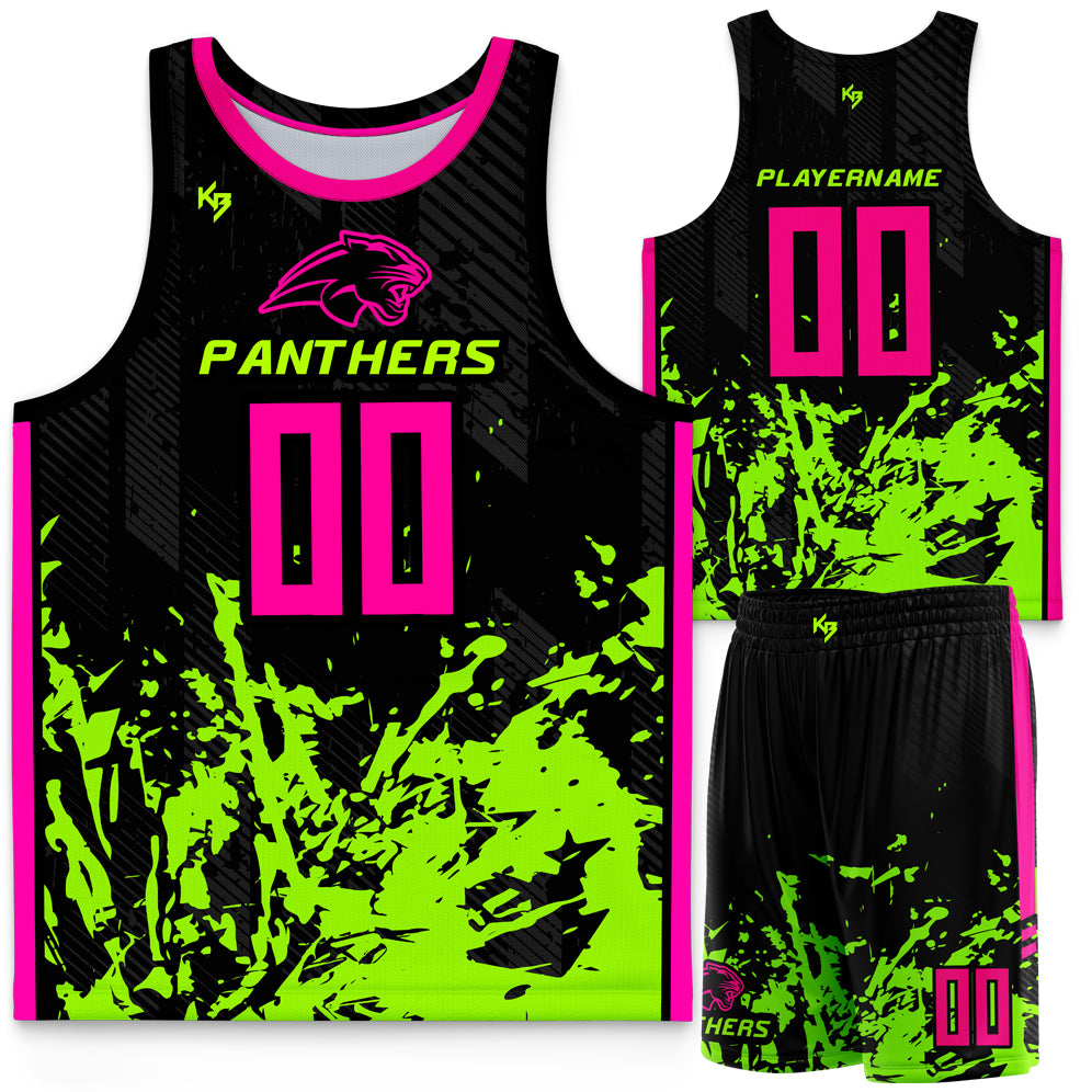 Custom Basketball Pink Basketball Jerseys, Basketball Uniforms For